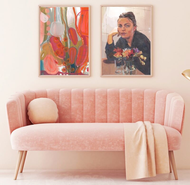 Femenine looks spring wall art collection