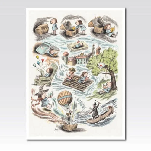 Enriqueta dreaming | by Liniers (1000x1000)