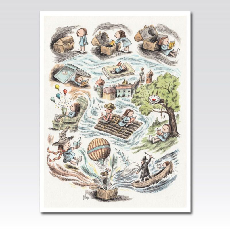 Enriqueta dreaming | by Liniers (1000x1000)