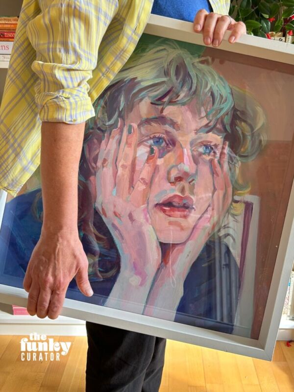 portrait art print for Funky Curator