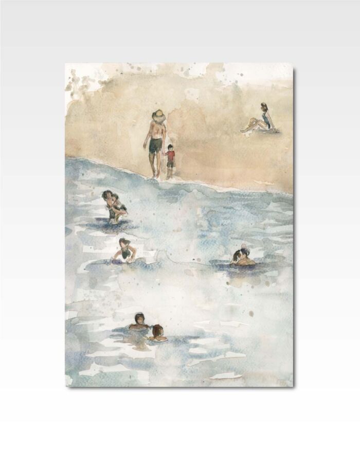 The beach 2- Limited Edition Print by Lulaloo.
