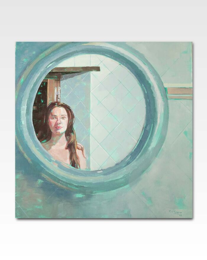 Girl in the mirror- Limited Edition Print by Camila O'gorman