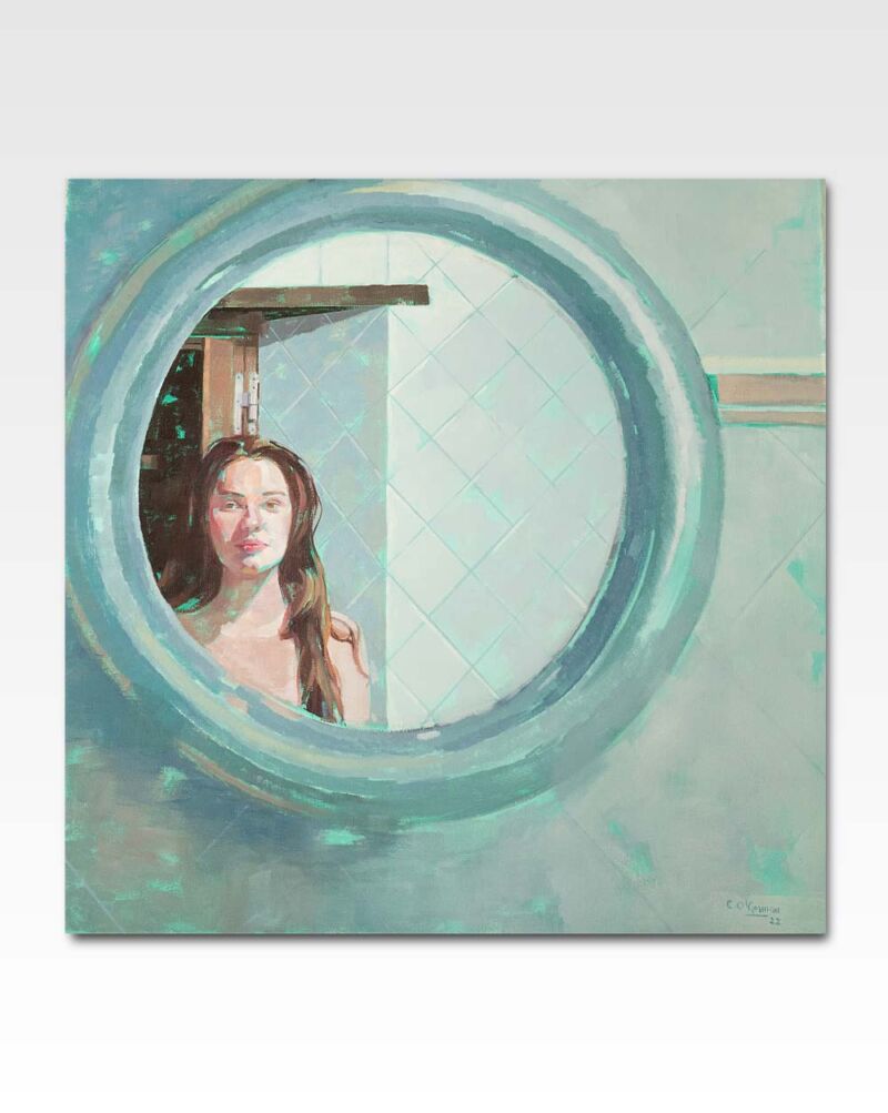 Girl in the mirror- Limited Edition Print by Camila O'gorman