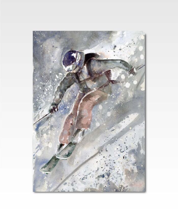 Dans la piste- Limited Edition Print by Lulaloo.