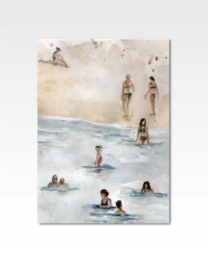 The beach- Limited Edition Print by Lulaloo.