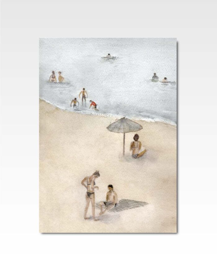 The beach 3- Limited Edition Print by Lulaloo.
