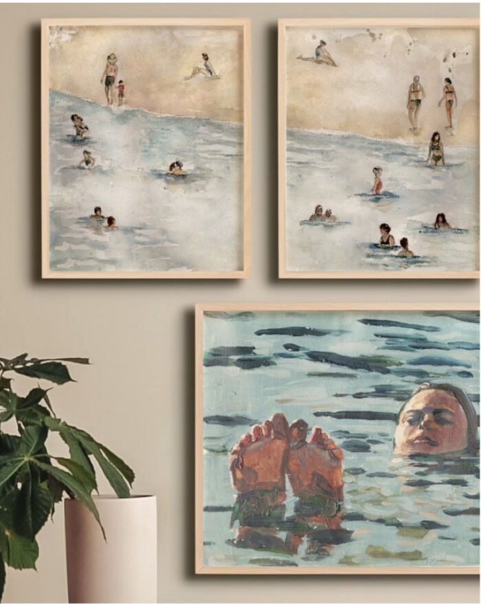 The beach- Limited Edition Print by Lulaloo. - Image 2