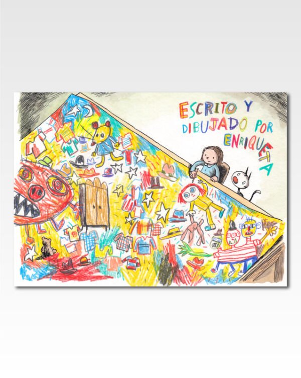 Enriqueta dibujando by Liniers