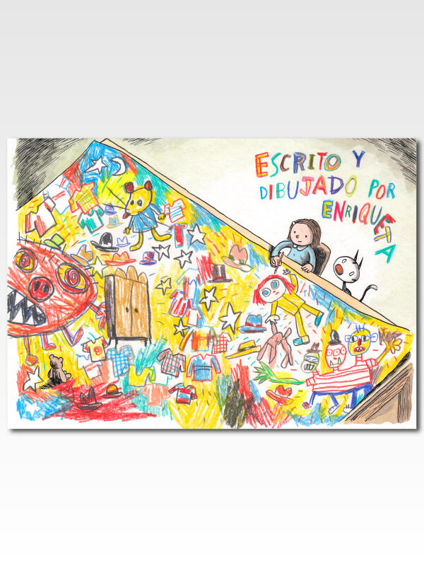 Enriqueta dibujando by Liniers