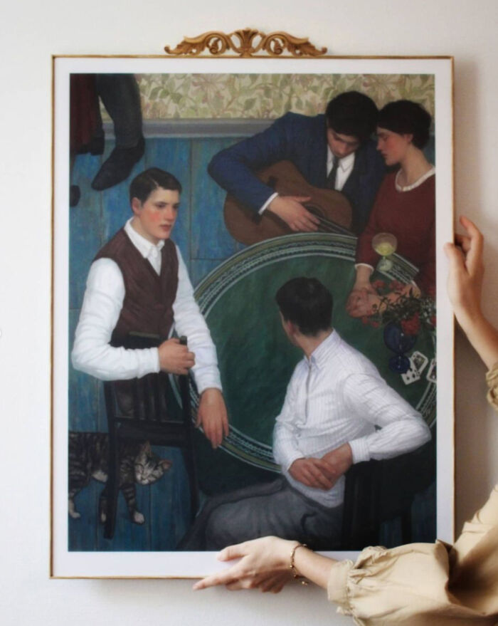 After dinner- Limited Edition Print by Fernando Cidoncha. - Image 2