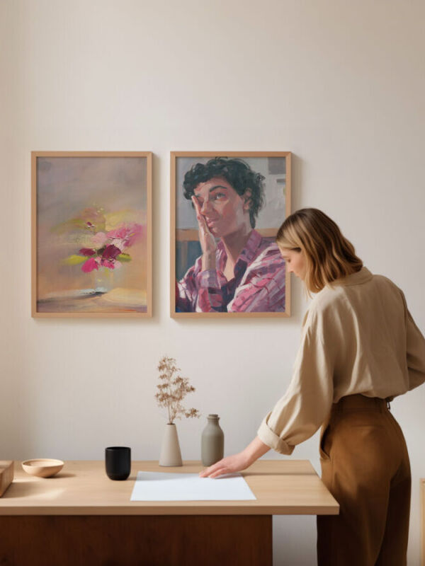 Funky Curator art print selection