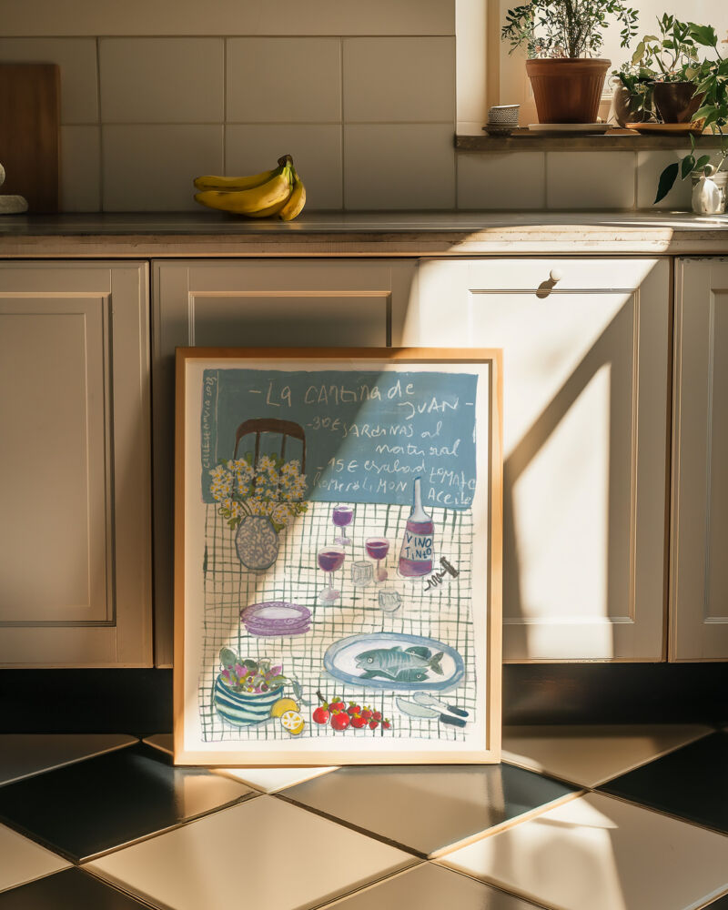 La cantina kitchen artwork by Lulaloo